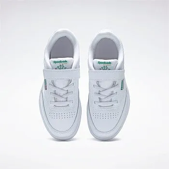 REEBOK KIDS CLUB C 1V - WHITE/GREEN