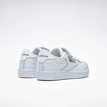 REEBOK KIDS CLUB C 1V - WHITE/GREEN