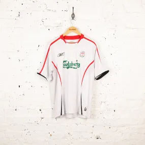 Reebok Liverpool 2005 Away Football Shirt - White - L