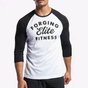 Reebok - Men's CrossFit FEF Raglan Tee - WHITE/BLACK