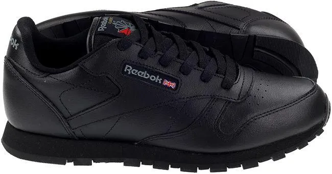 Reebok Trainers Juniors Classic Leather Black Black