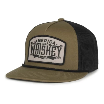 Rural Cloth We Grow Whiskey Snapback Hat