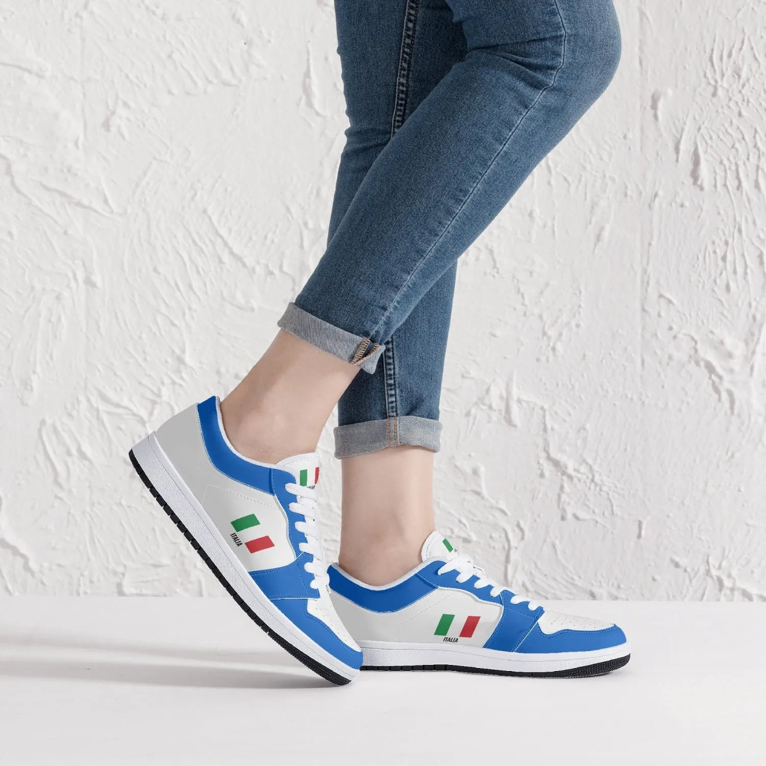 Shoes Sneakers Italia - White/Azure