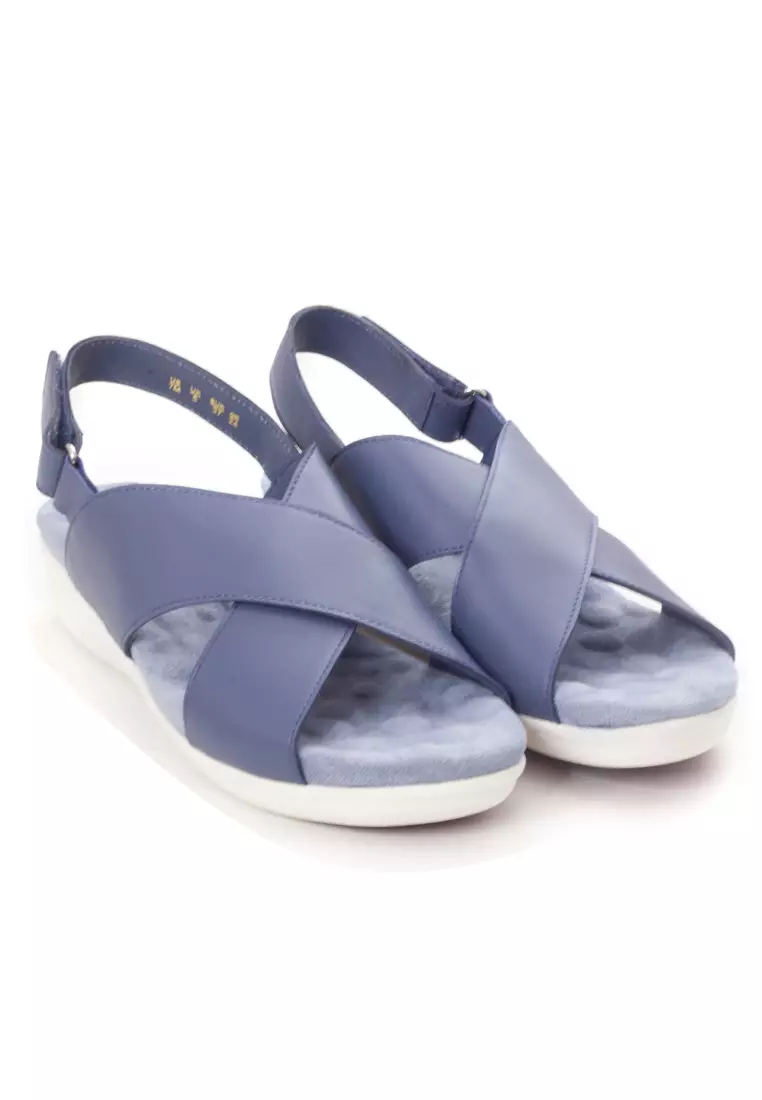 Shu Talk AMAZTEP Simple Leather Causal Comfy Sandals