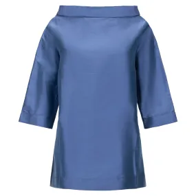 Silk Marinella Tunic - French Blue