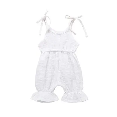 Sleeveless Ruffle Short Romper