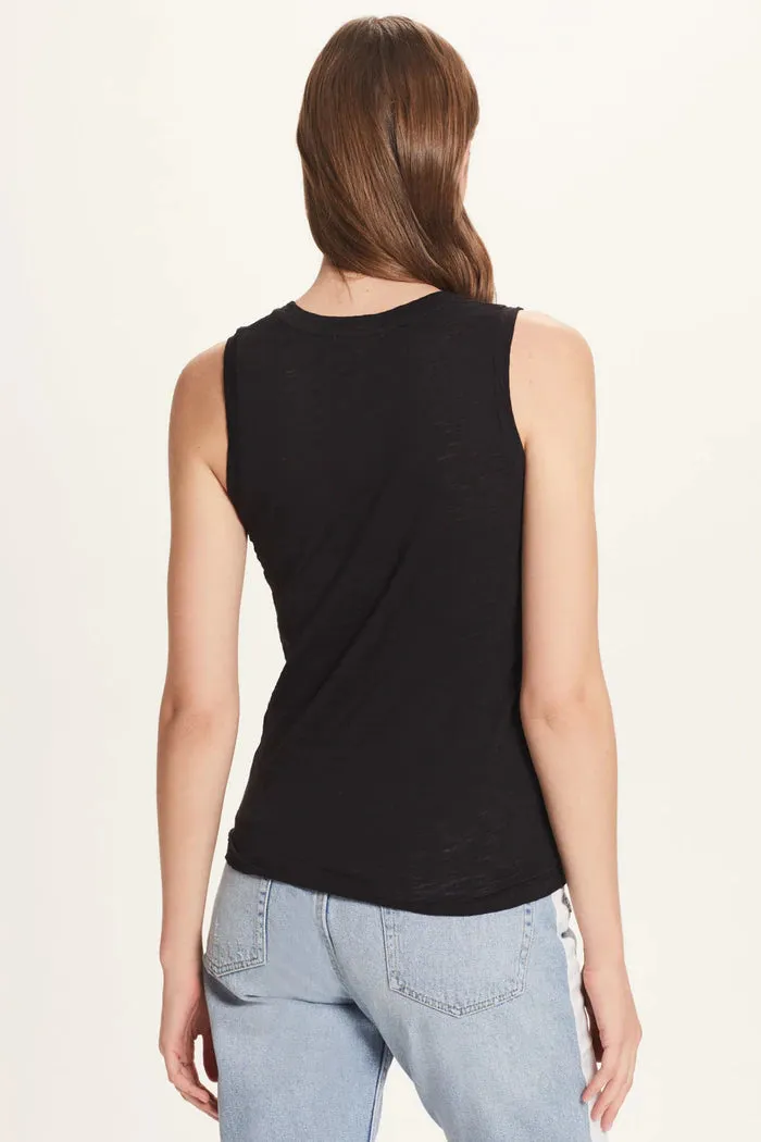 Slub V Neck Tank