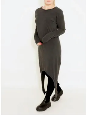 Sort Aarhus Washed Jersey Tunic Dress