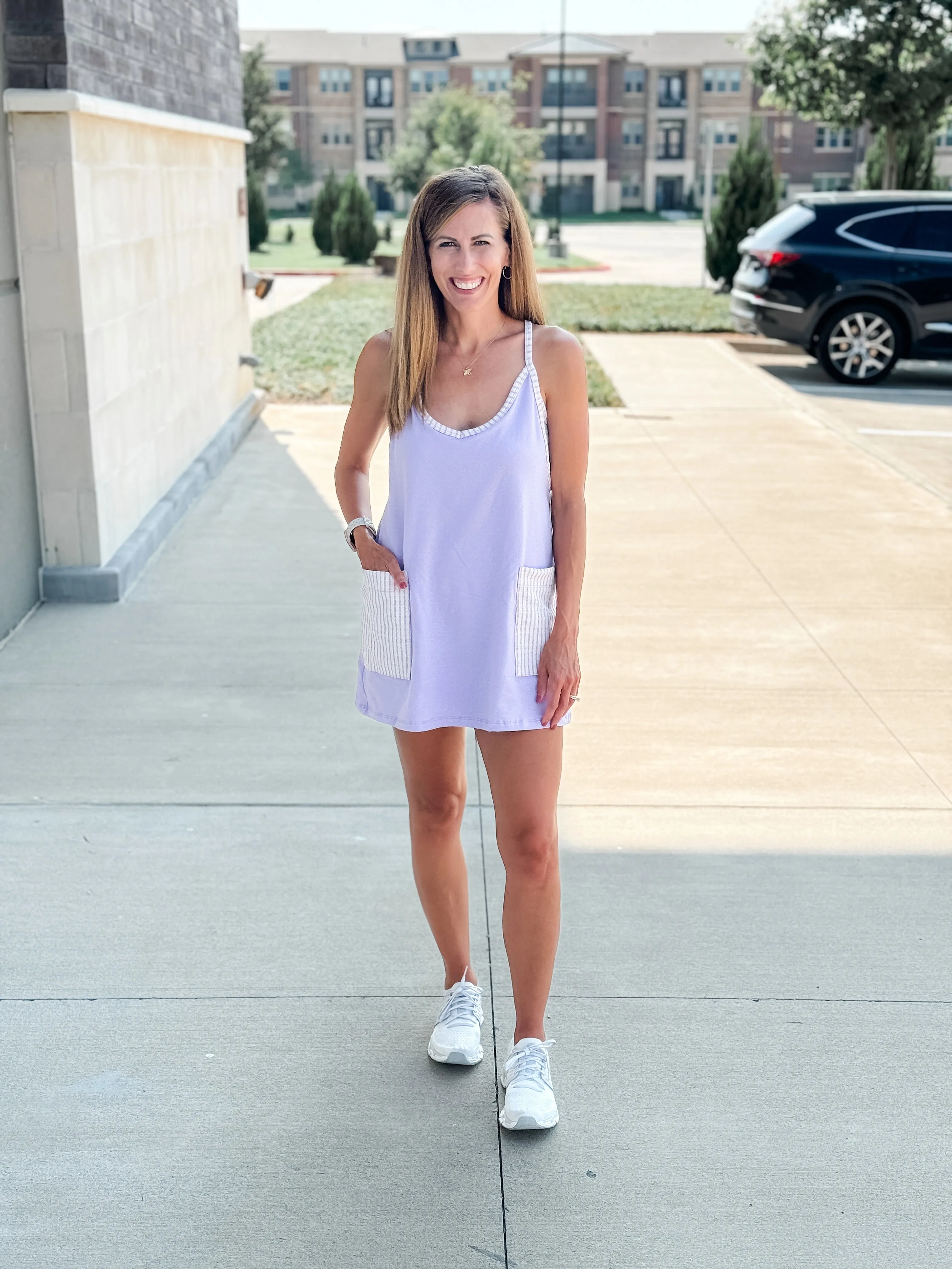 Sporty Essential Romper Dress