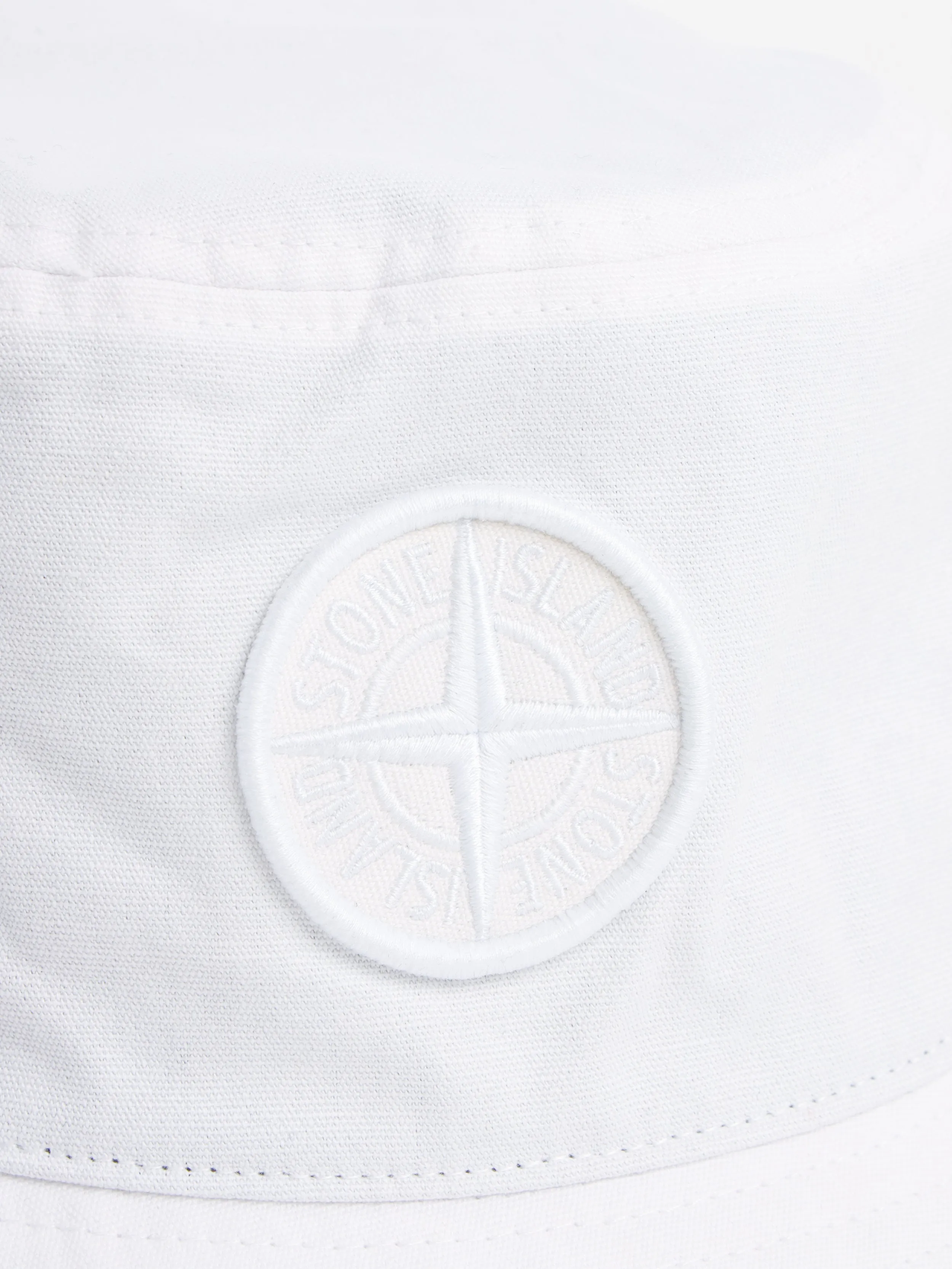 Stone Island White Bucket Hat