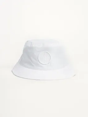 Stone Island White Bucket Hat