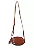 Storm London Aurora Brown Leather Cross Body Pebble Bag