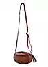 Storm London Aurora Brown Leather Cross Body Pebble Bag