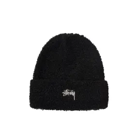 Stussy Boucle Fleece Beanie Black 1321081