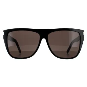 Sunglasses | Square Black Grey Smoke Sunglasses | Saint Laurent