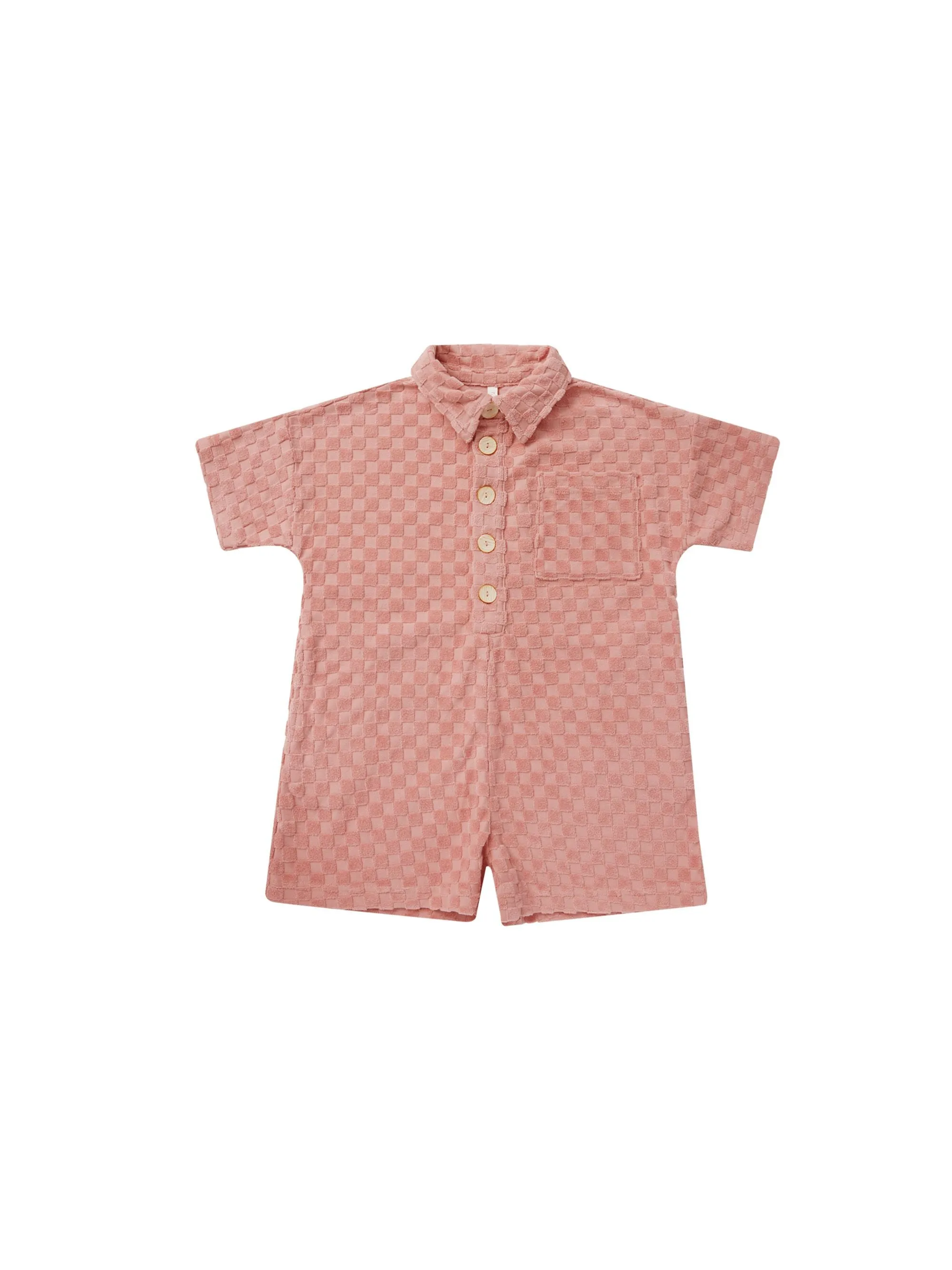 The Frankie Romper by Rylee + Cru - Pink Check - KIDS