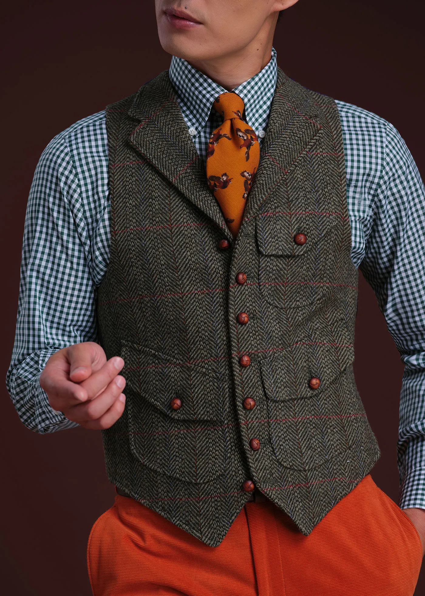 The Huntley Shetland Wool Vest