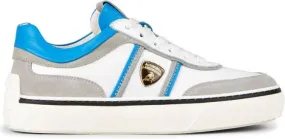 Tod's Automobili Lamborghini logo-debossed low-top sneakers White