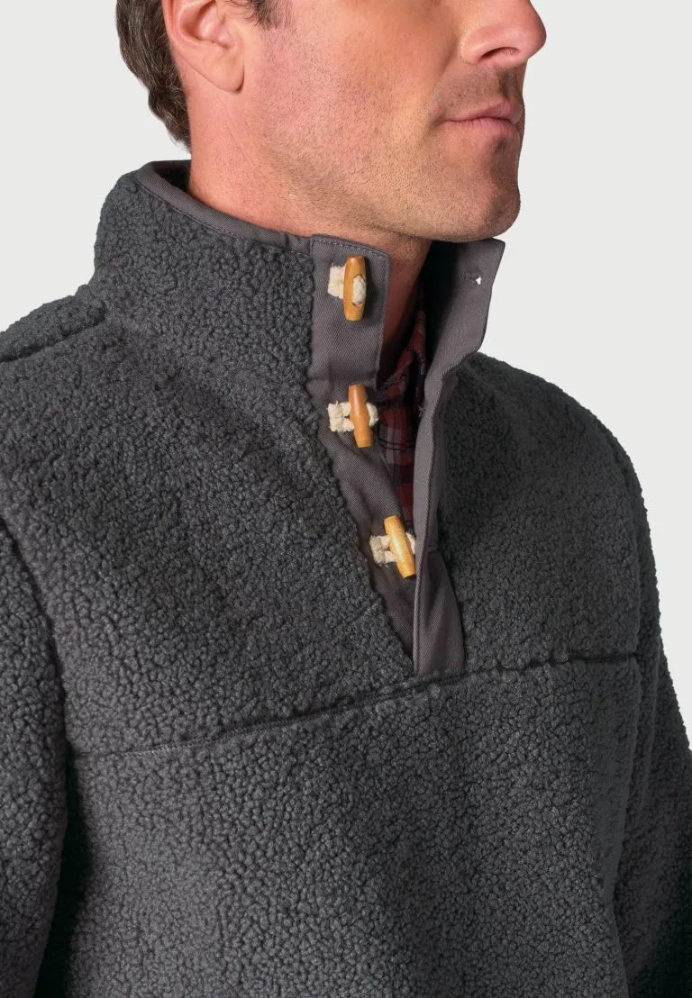 Tone Graphite Toggle Neck Borg Fleece