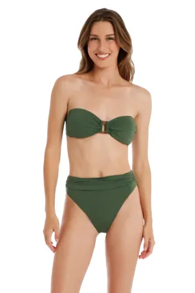 Tortoise Bandeau Bikini Top