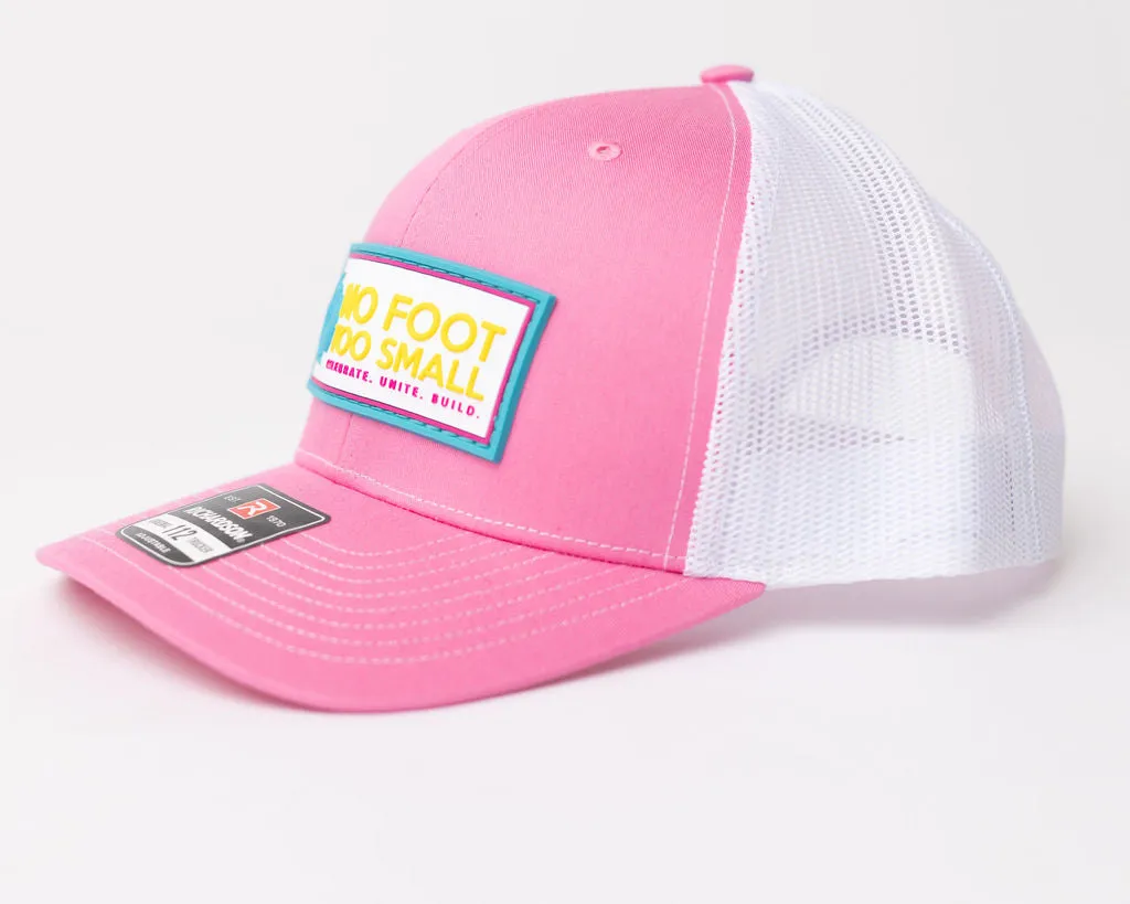 Trucker Hat- Pink (color patch)