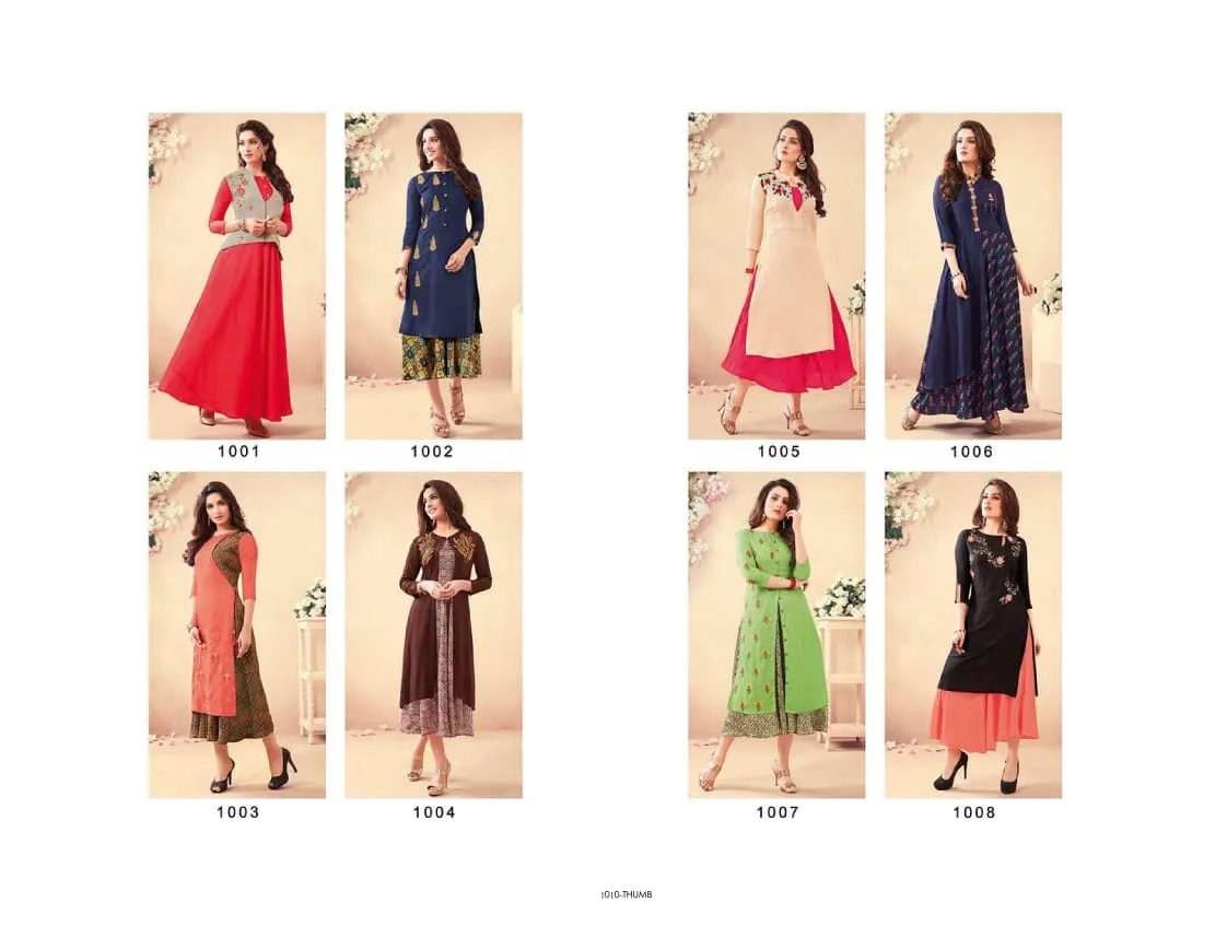 TUNIC HOUSE BRINGS SP VOL 2 FANCY LONG KURTI COLLECTION