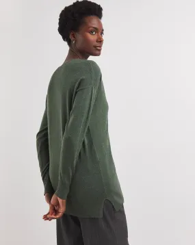 V Neck Slouch Tunic