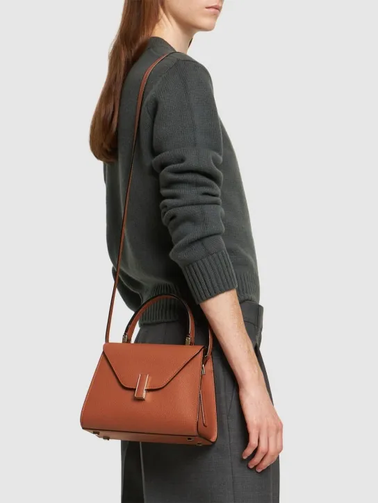 Valextra   Mini Iside grained leather bag 