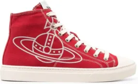 Vivienne Westwood Plimsoll canvas sneakers Red