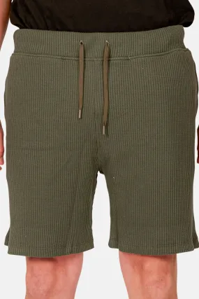 Waffle Short Olive