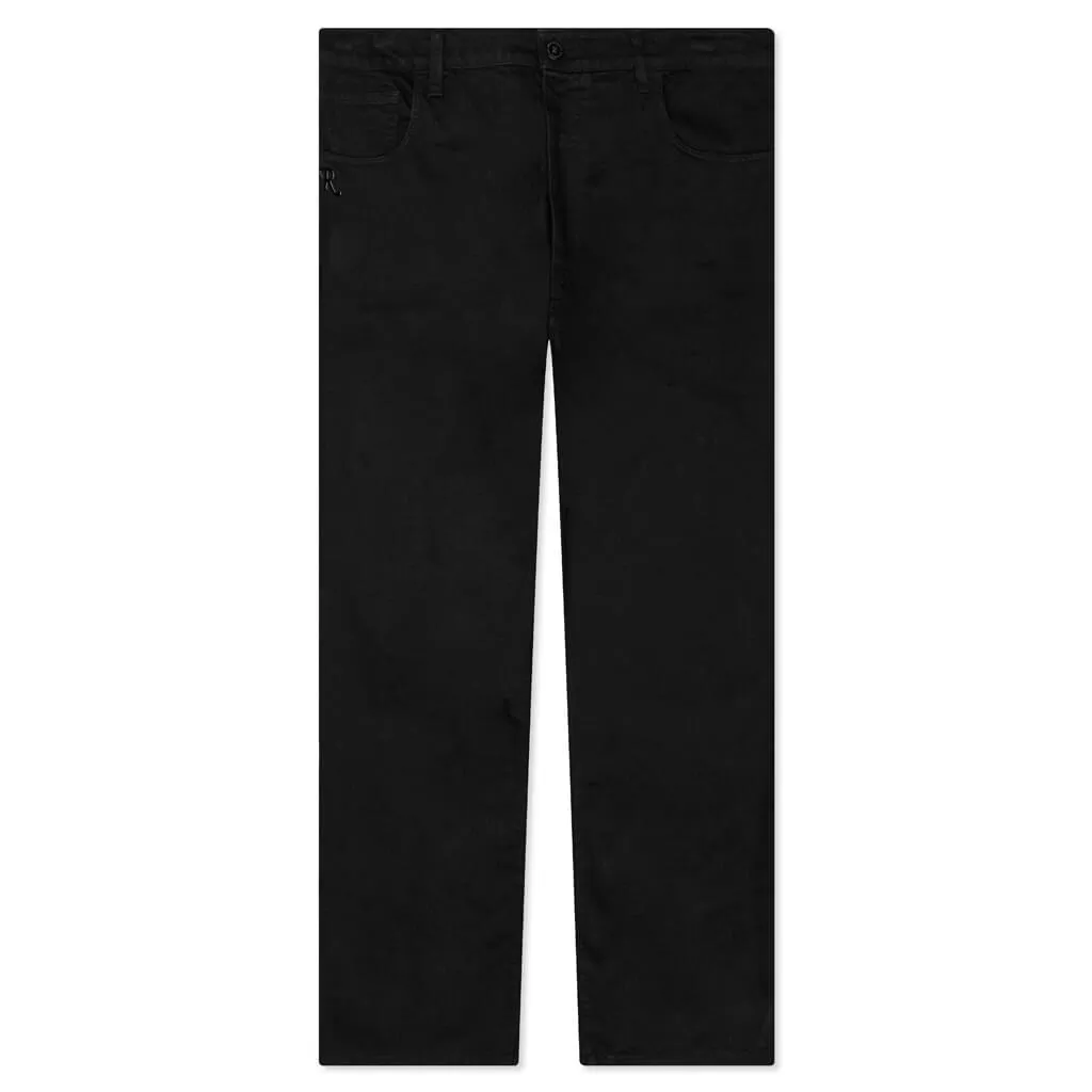 Wide Fit Denim Workwear - Black