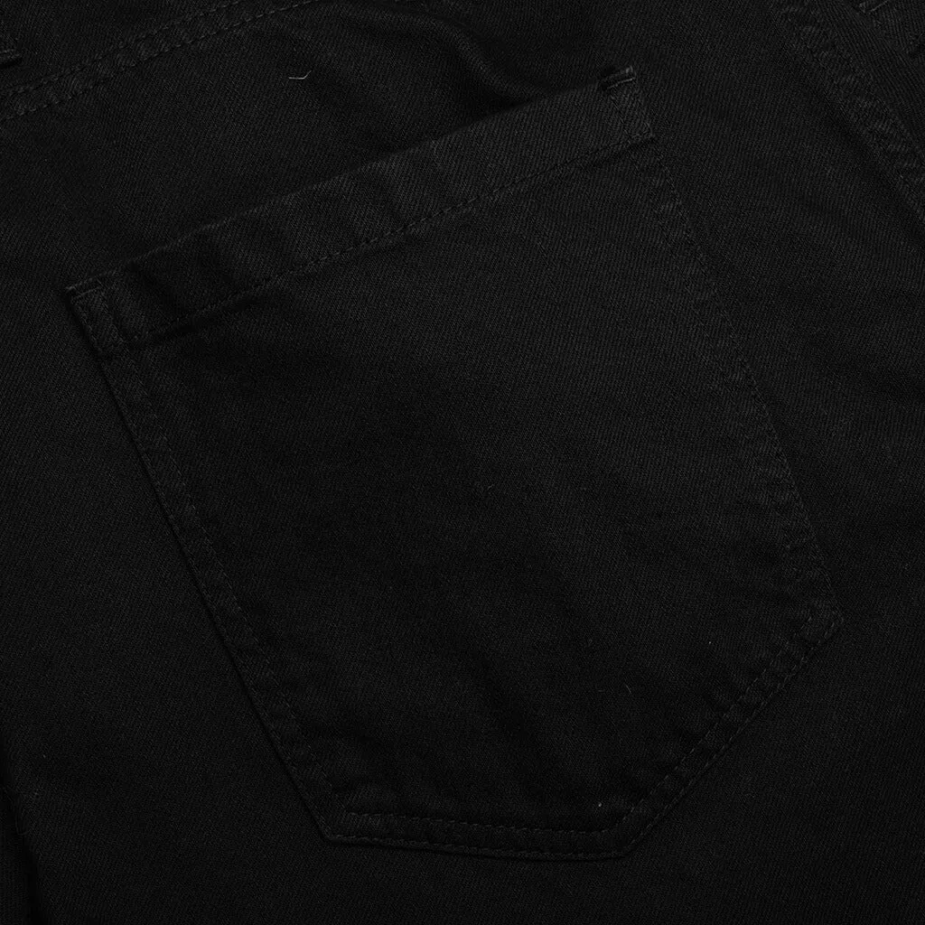 Wide Fit Denim Workwear - Black