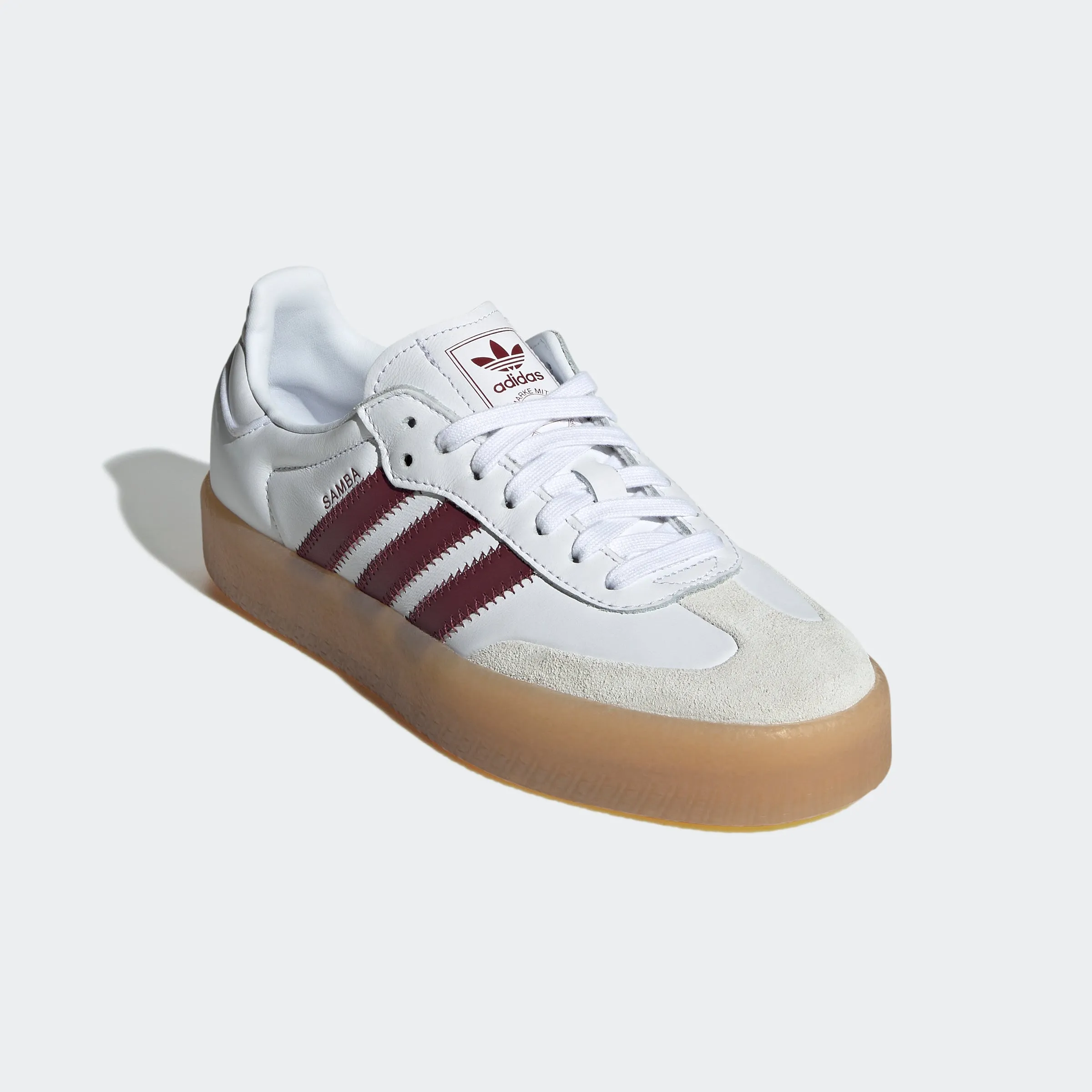 Women's adidas Originals Sambae Shoes White Shadow Red