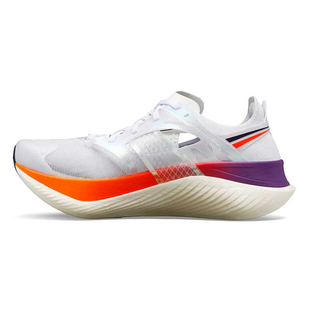 Women's Endorphin Elite Running Shoe- White/ViZiRed - Regular (B)