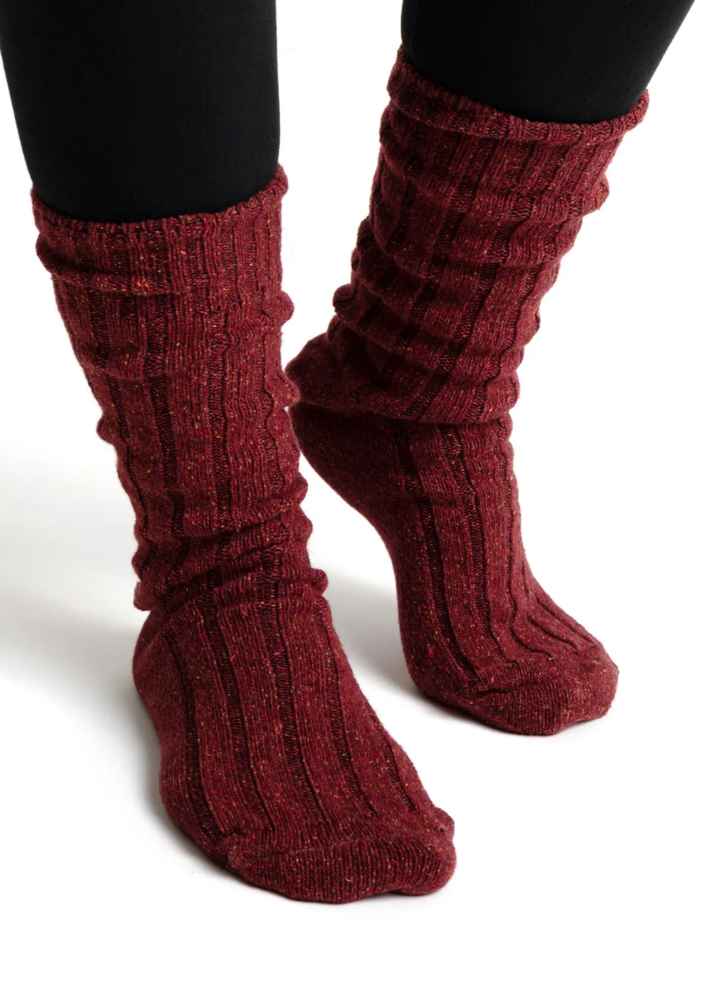 Women's Wool Silk Boot Sock