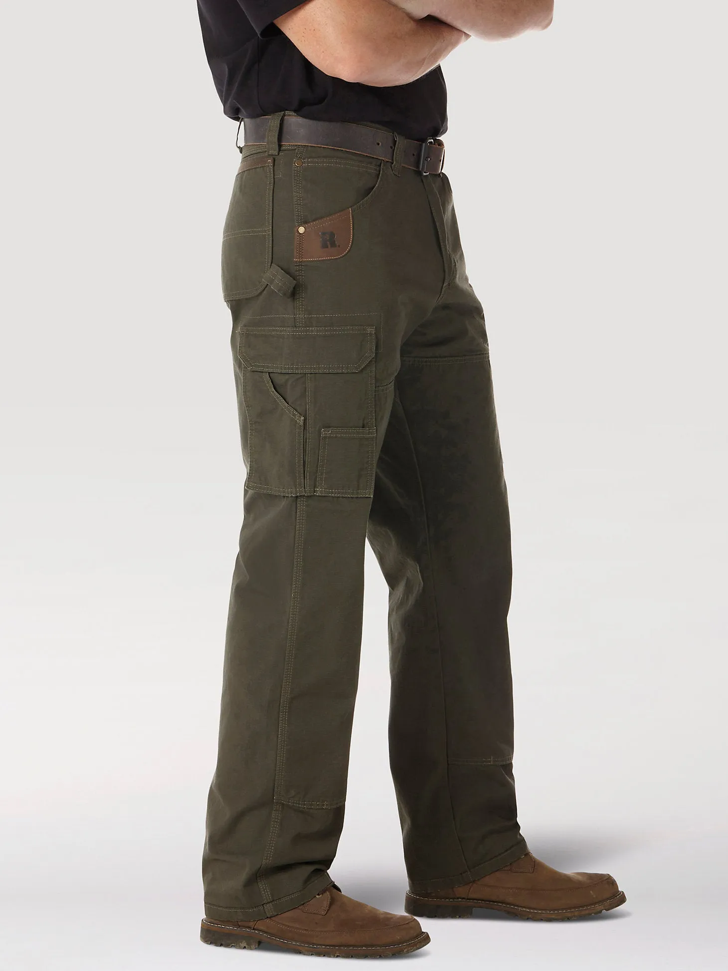 WRANGLER RIGGS WORKWEAR RIPSTOP RANGER CARGO PANT IN LODEN SIZE 36X36