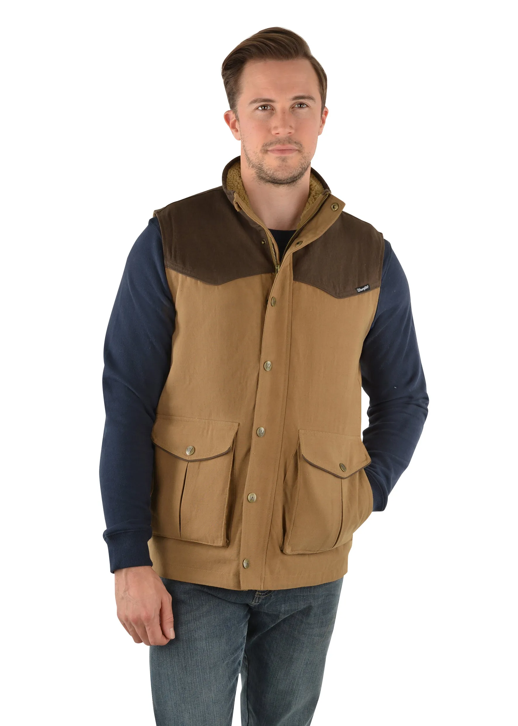 Wrangler USA Mens Ashton Vest - X3W1671930 - On Sale