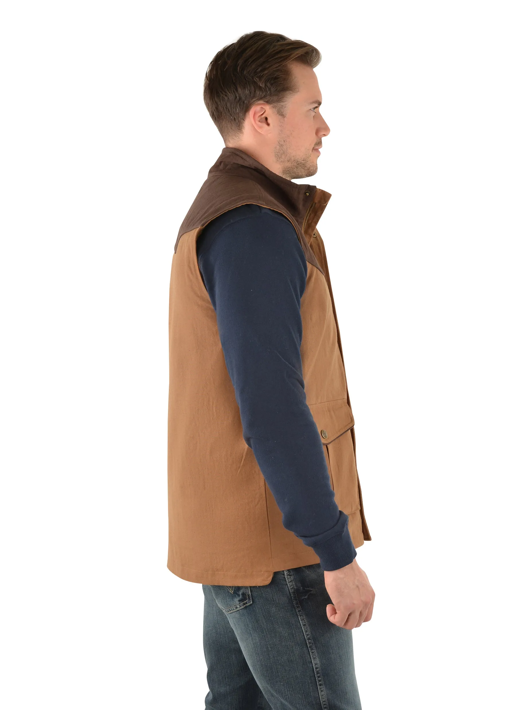 Wrangler USA Mens Ashton Vest - X3W1671930 - On Sale