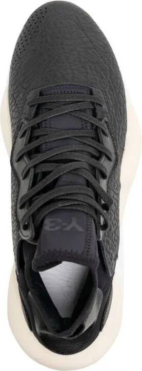 Y-3 Kaiwa leather sneakers Black