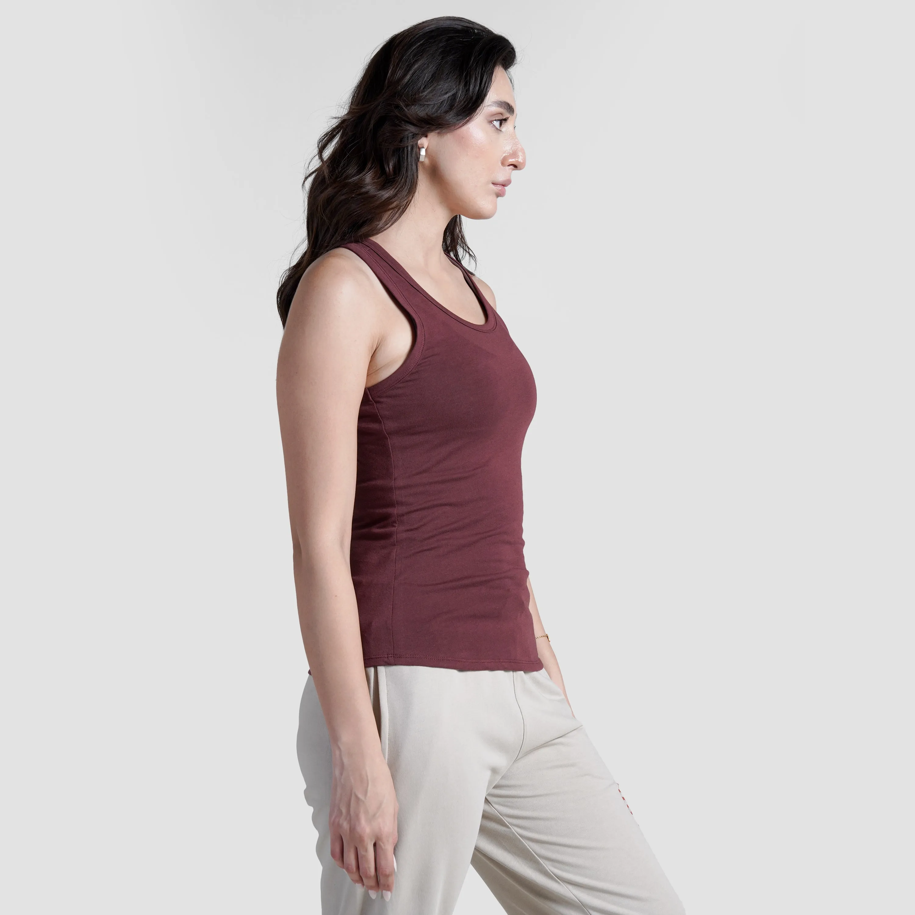 Zen Fit Vest (Maroon)